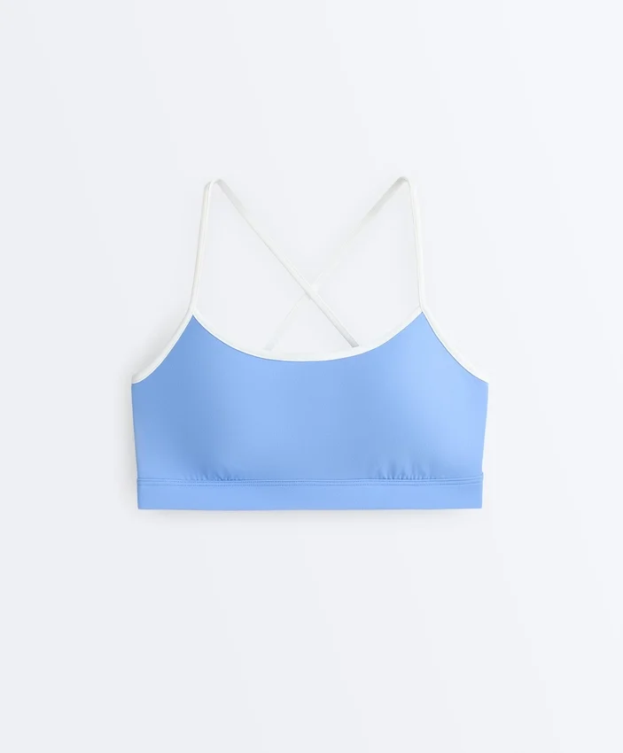 Light-Support Comfortlux Sports Bra with Piping Light-Support Comfortlux Sports Bra with Piping