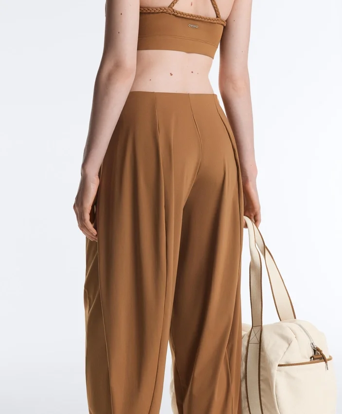 Light Touch High-Rise Long Barrel Trousers Light Touch High-Rise Long Barrel Trousers