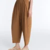 Light Touch High-Rise Long Barrel Trousers Light Touch High-Rise Long Barrel Trousers
