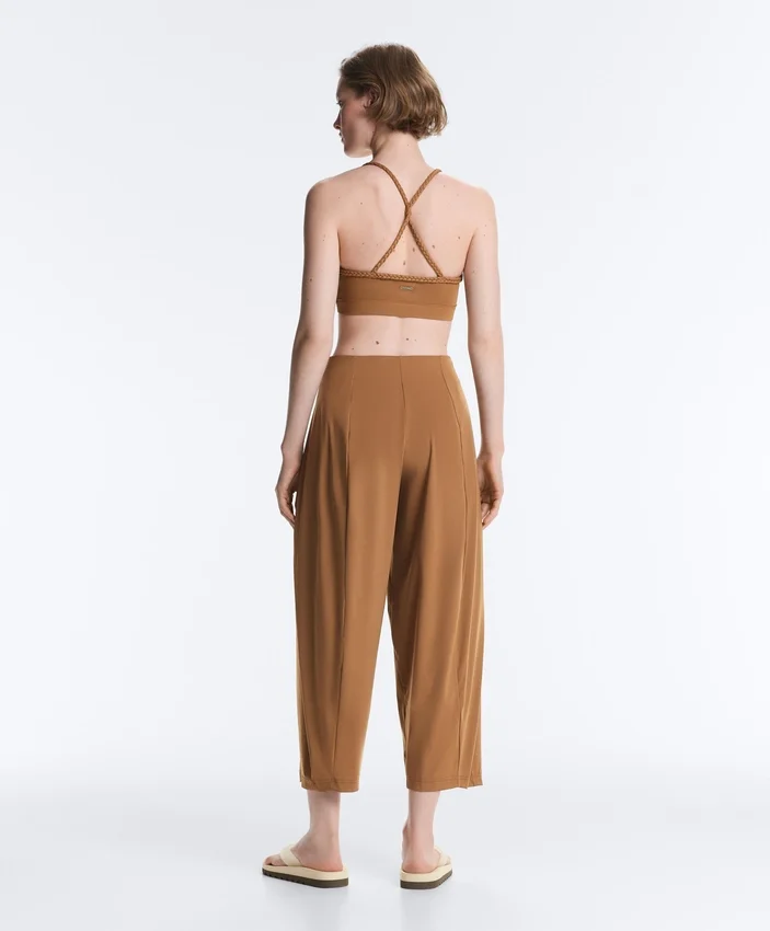 Light Touch High-Rise Long Barrel Trousers Light Touch High-Rise Long Barrel Trousers
