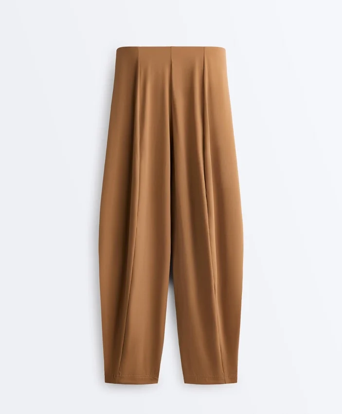 Light Touch High-Rise Long Barrel Trousers Light Touch High-Rise Long Barrel Trousers