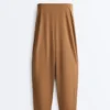 Light Touch High-Rise Long Barrel Trousers Light Touch High-Rise Long Barrel Trousers