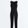 Light Touch V-Neck Jumpsuit