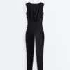 Light Touch V-Neck Jumpsuit