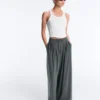 Light Touch Wide-Leg Trousers with Darts Light Touch Wide-Leg Trousers with Darts