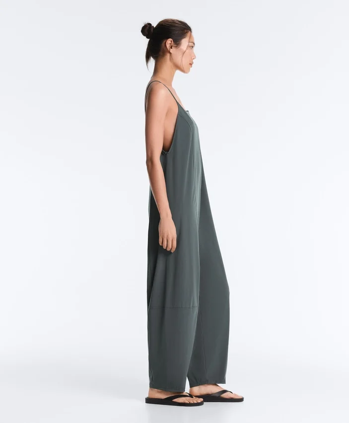 Light Touch Wide Long Jumpsuit Light Touch Wide Long Jumpsuit