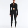 Light Warm Technical Jacket with Seams
