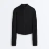 Light Warm Technical Jacket with Seams
