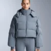 Lightweight 80% Down and 20% Minardi Piume Ski Water-Resistant Short Jacket Lightweight 80% Down and 20% Minardi Piume Ski Water-Resistant Short Jacket