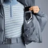 Lightweight 80% Down and 20% Minardi Piume Ski Water-Resistant Short Jacket Lightweight 80% Down and 20% Minardi Piume Ski Water-Resistant Short Jacket
