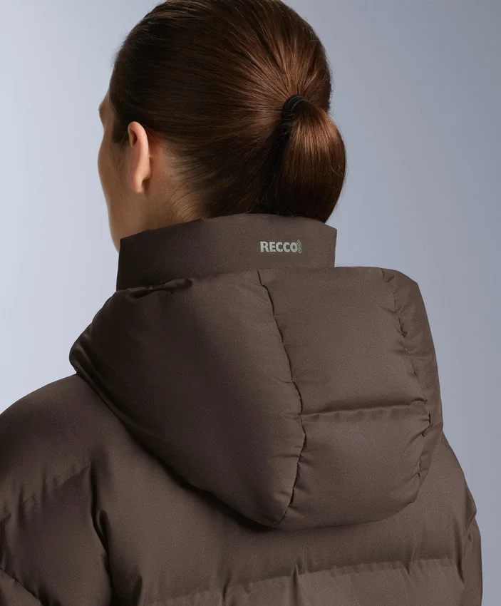 Lightweight Padded Jacket with 80% Down and 20% Minardi Piume Ski Water-Resistant Filling Lightweight Padded Jacket with 80% Down and 20% Minardi Piume Ski Water-Resistant Filling