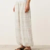 Linen and Lyocell Blend Bloomer Trousers Linen and Lyocell Blend Bloomer Trousers