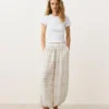 Linen and Lyocell Blend Bloomer Trousers Linen and Lyocell Blend Bloomer Trousers