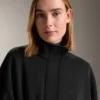 Belted Jacket with Brushed Modal Belted Jacket with Brushed Modal