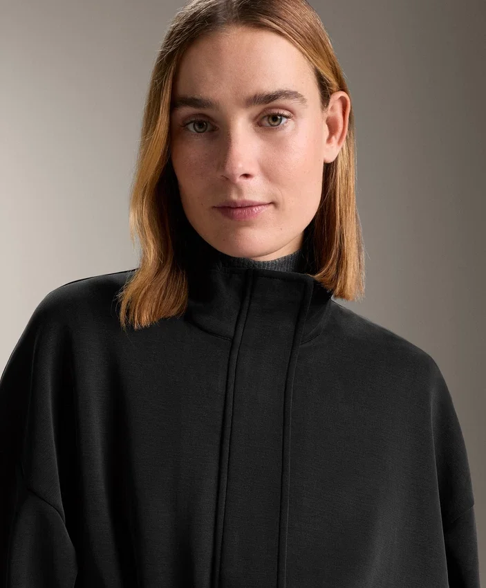Belted Jacket with Brushed Modal Belted Jacket with Brushed Modal