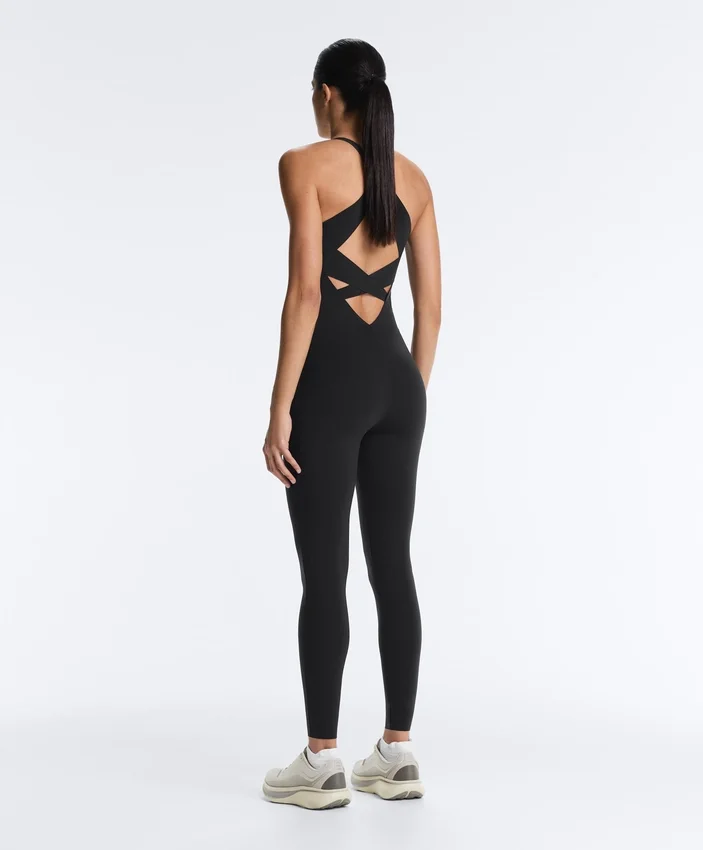 Long Compressive Halterneck Jumpsuit Long Compressive Halterneck Jumpsuit