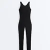 Long Compressive Halterneck Jumpsuit Long Compressive Halterneck Jumpsuit