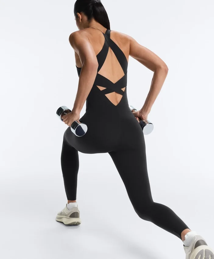 Long Compressive Halterneck Jumpsuit Long Compressive Halterneck Jumpsuit