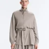 Long Corset Jacket with Soft-Touch Modal Belt Long Corset Jacket with Soft-Touch Modal Belt