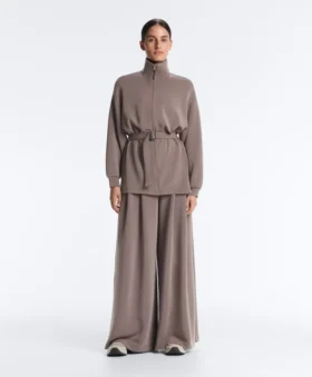 Long Corset Jacket with Soft-Touch Modal Belt