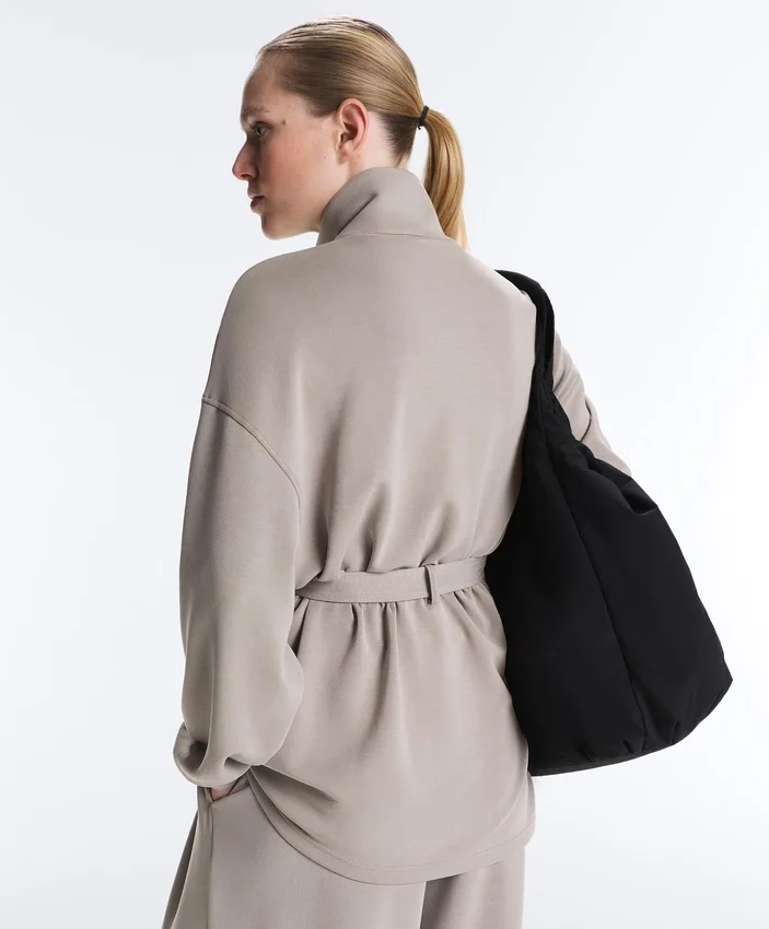 Long Corset Jacket with Soft-Touch Modal Belt Long Corset Jacket with Soft-Touch Modal Belt