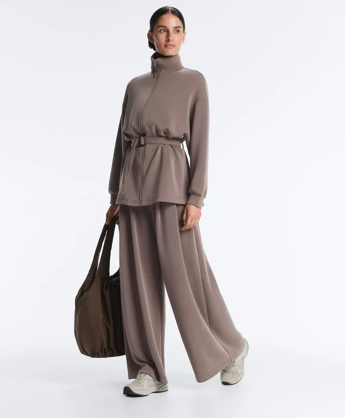 Long Corset Jacket with Soft-Touch Modal Belt Long Corset Jacket with Soft-Touch Modal Belt