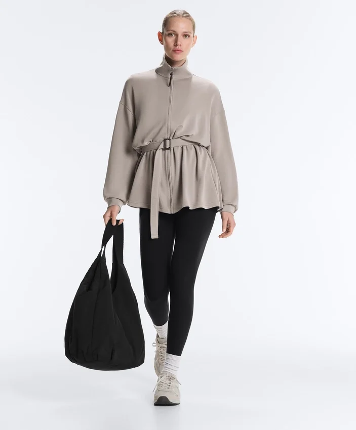 Long Corset Jacket with Soft-Touch Modal Belt Long Corset Jacket with Soft-Touch Modal Belt