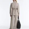 Long Corset Jacket with Soft-Touch Modal Belt Long Corset Jacket with Soft-Touch Modal Belt