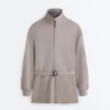 Long Corset Jacket with Soft-Touch Modal Belt Long Corset Jacket with Soft-Touch Modal Belt