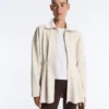 Long Cotton Piqué Belted Jacket