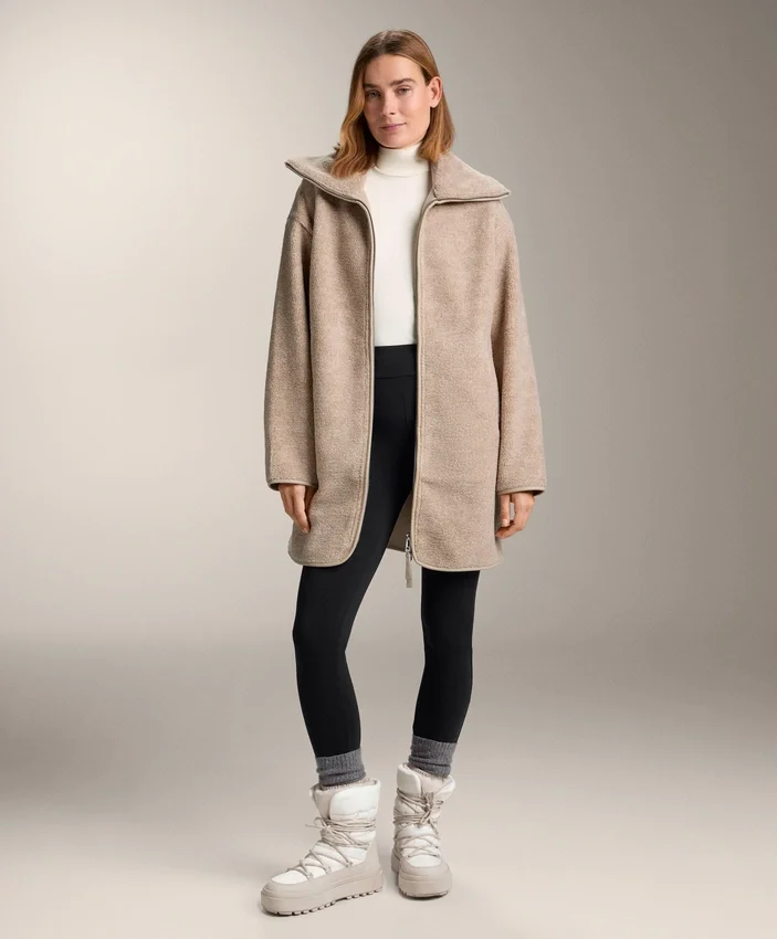 Long Faux-Shearling Jacket Long Faux-Shearling Jacket