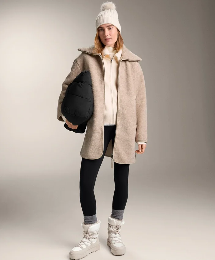 Long Faux-Shearling Jacket Long Faux-Shearling Jacket