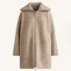 Long Faux-Shearling Jacket Long Faux-Shearling Jacket