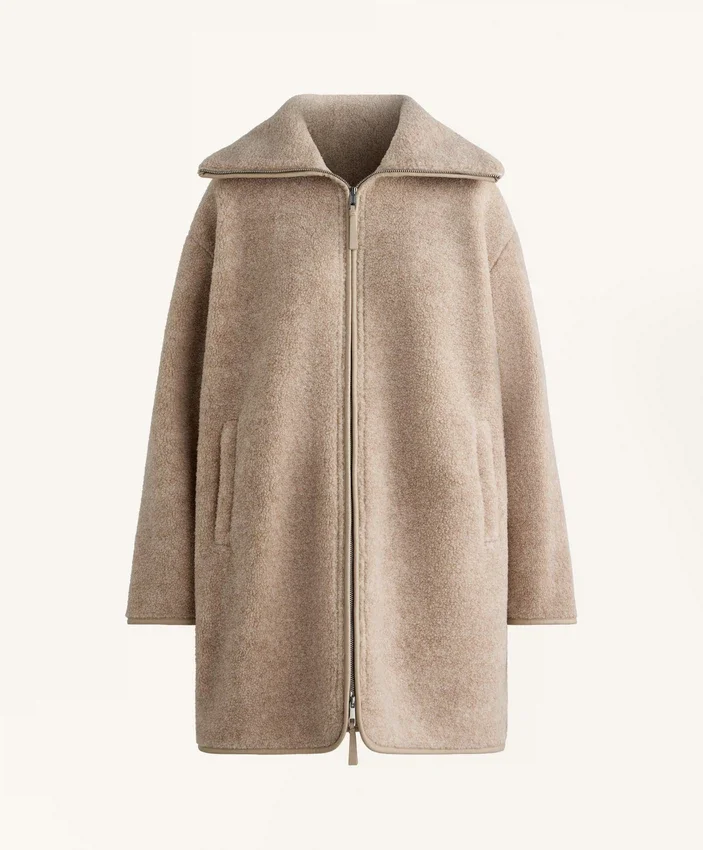 Long Faux-Shearling Jacket Long Faux-Shearling Jacket