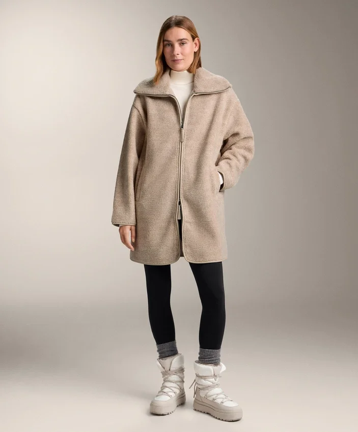 Long Faux-Shearling Jacket Long Faux-Shearling Jacket