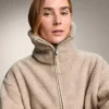 Long Faux-Shearling Jacket Long Faux-Shearling Jacket