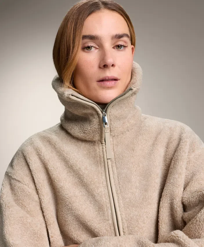 Long Faux-Shearling Jacket Long Faux-Shearling Jacket