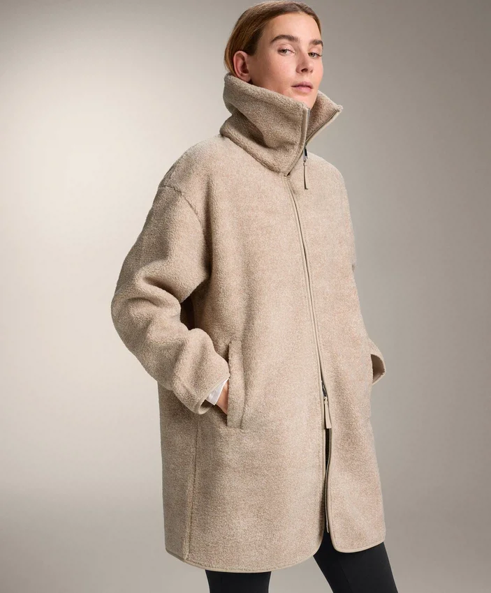 Long Faux-Shearling Jacket Long Faux-Shearling Jacket