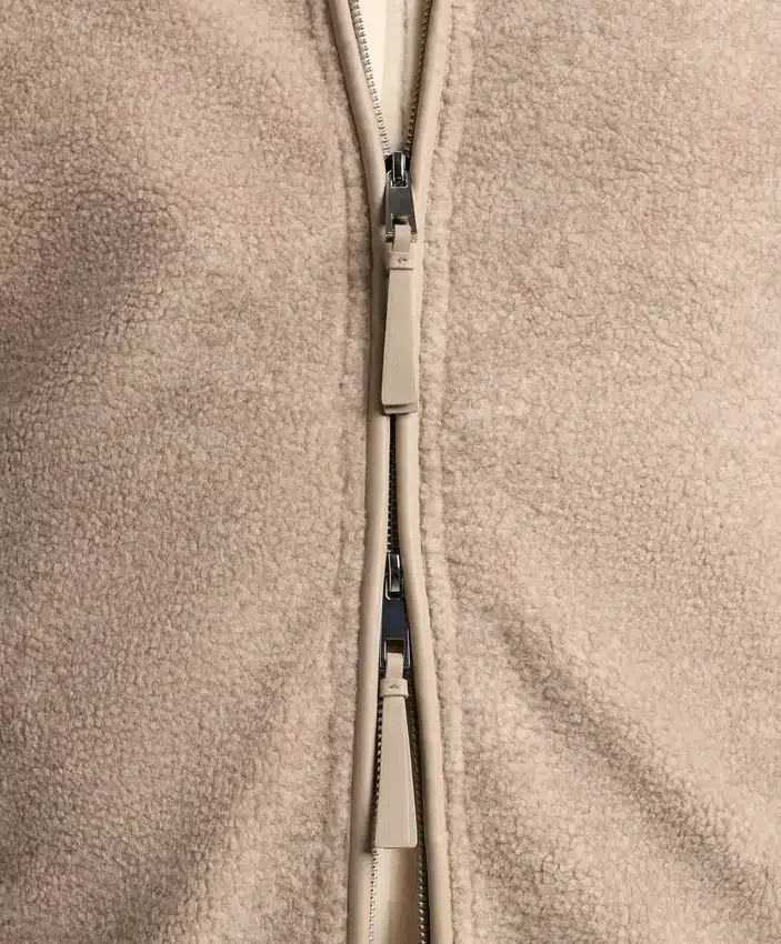 Long Faux-Shearling Jacket Long Faux-Shearling Jacket