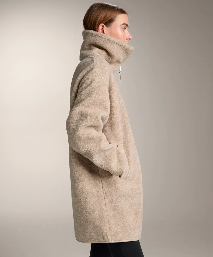Long Faux-Shearling Jacket Long Faux-Shearling Jacket