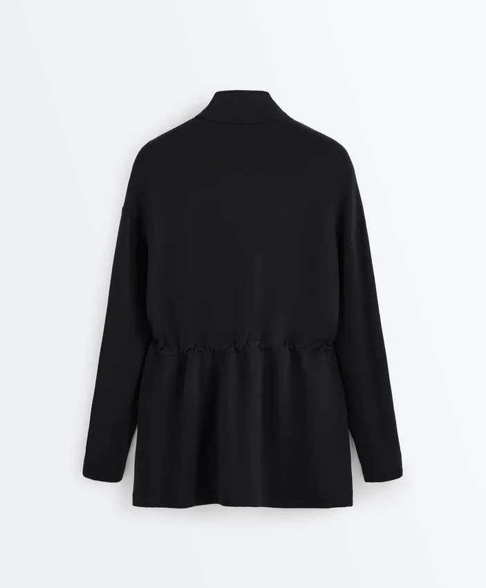 Long Jacket with Modal and Soft Touch Pockets Long Jacket with Modal and Soft Touch Pockets