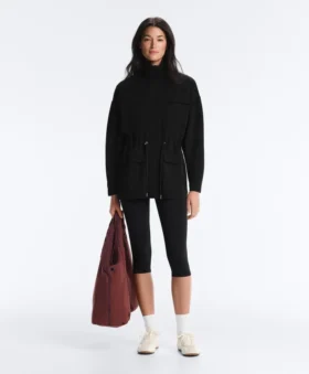 Long Jacket with Modal and Soft Touch Pockets
