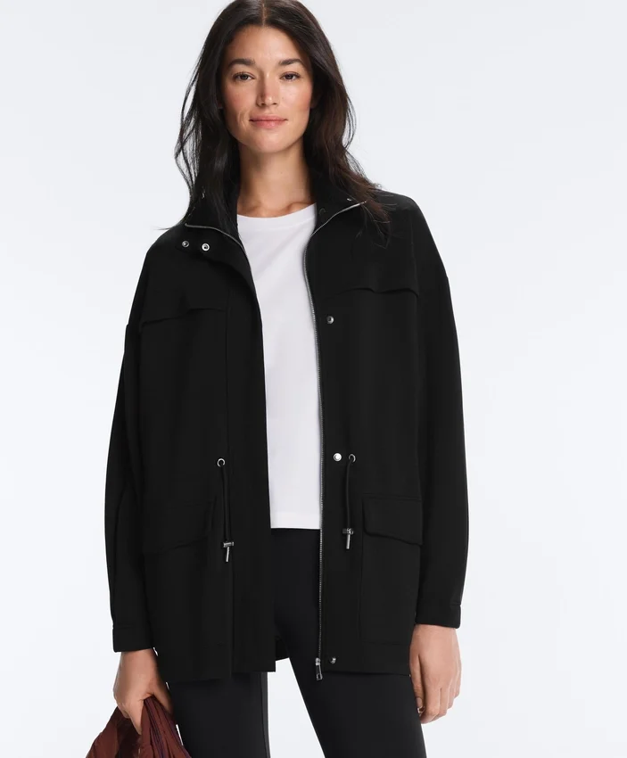 Long Jacket with Modal and Soft Touch Pockets Long Jacket with Modal and Soft Touch Pockets