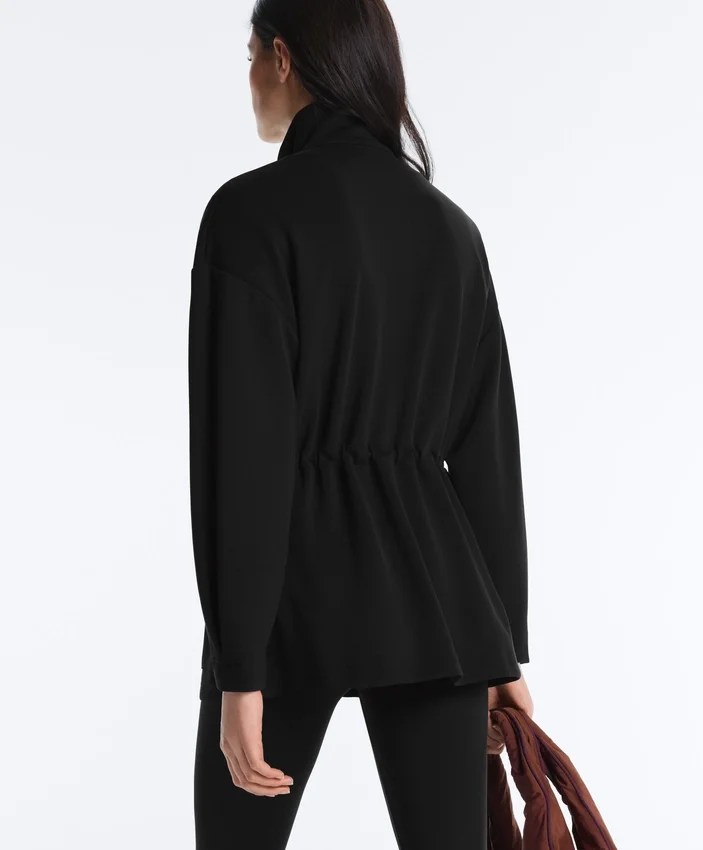 Long Jacket with Modal and Soft Touch Pockets Long Jacket with Modal and Soft Touch Pockets
