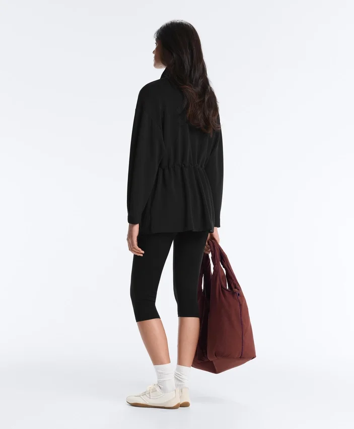Long Jacket with Modal and Soft Touch Pockets Long Jacket with Modal and Soft Touch Pockets