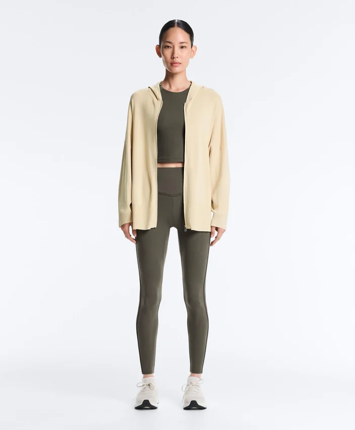Long Knit Hooded Jacket Long Knit Hooded Jacket