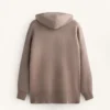 Long Knit Hooded Jumper Long Knit Hooded Jumper