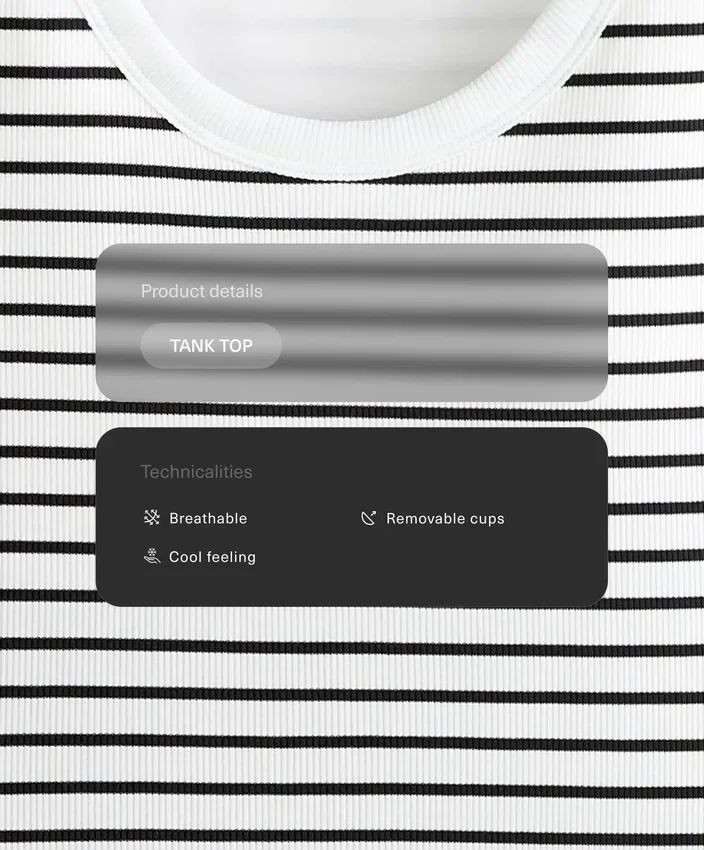 Long Modal Rib Stripe Tank Top Long Modal Rib Stripe Tank Top