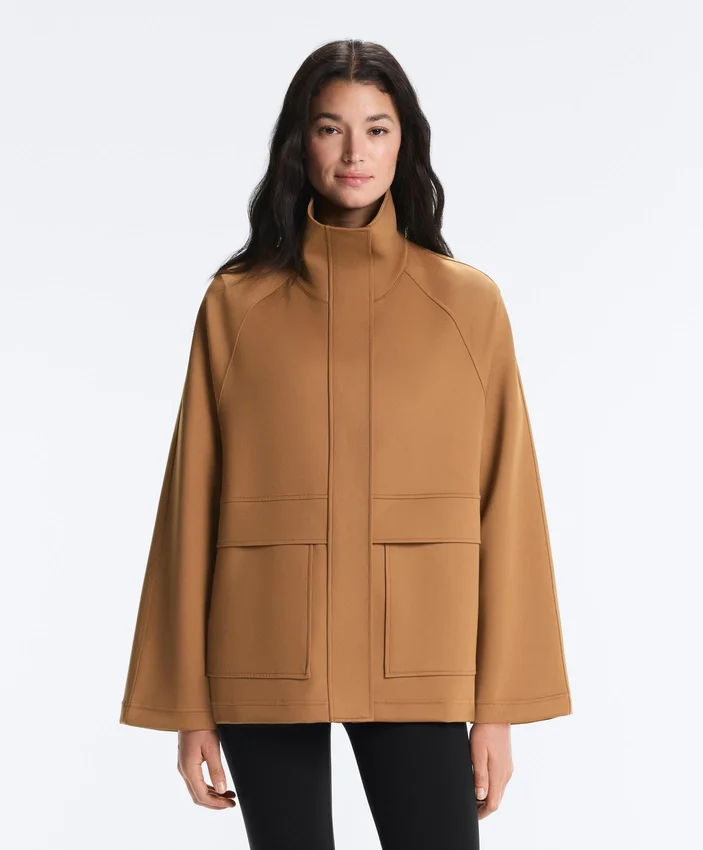 Long Neoprene-Effect Jacket Long Neoprene-Effect Jacket