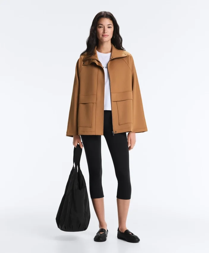 Long Neoprene-Effect Jacket Long Neoprene-Effect Jacket